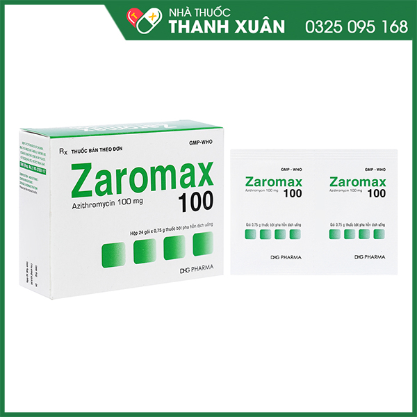 Zaromax trị nhiễm khuẩn da, mô mềm, hô hấp, tiết niệu